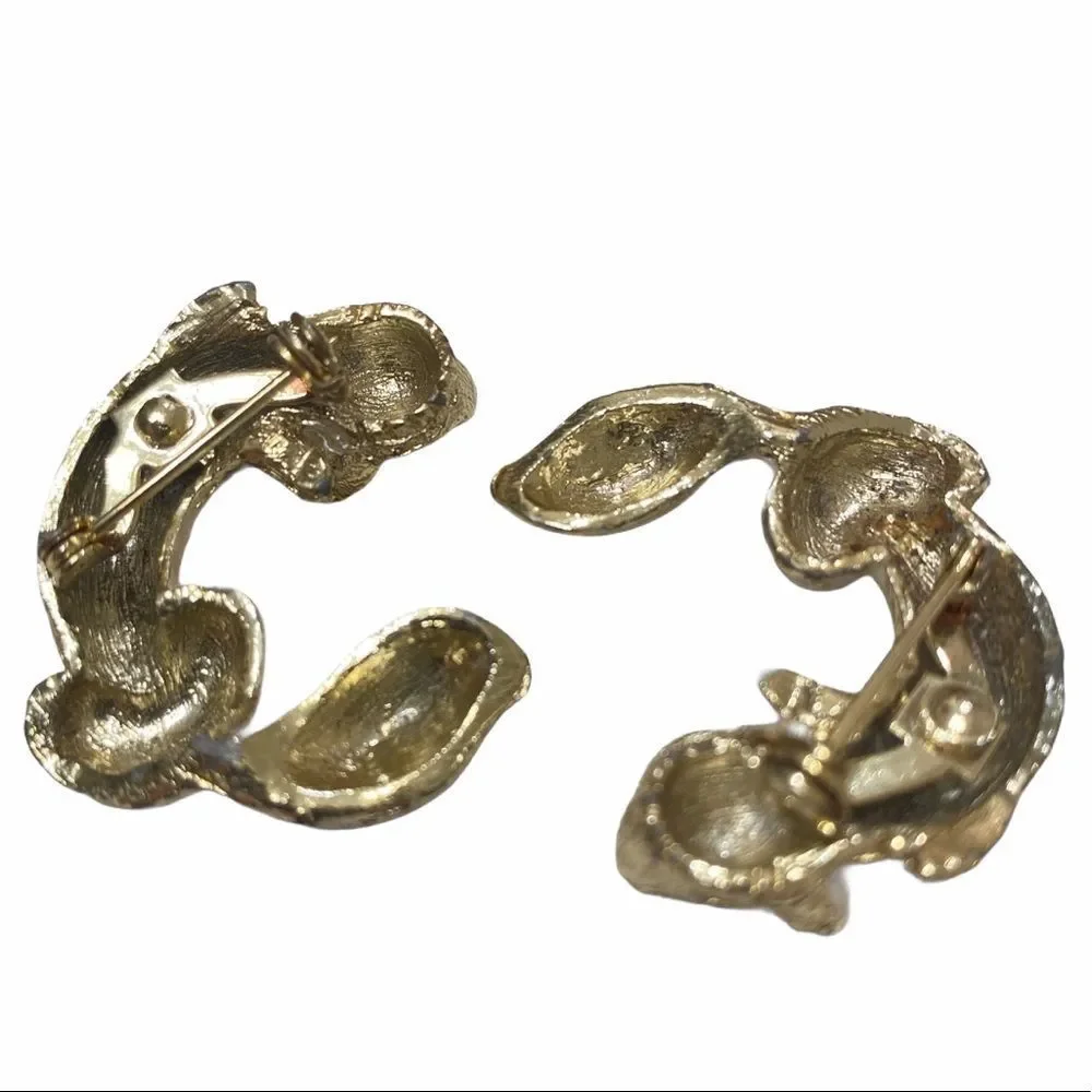 Vintage Enamel And Rhinestone Fox Pins (2) Brooches - Picture 6 of 16